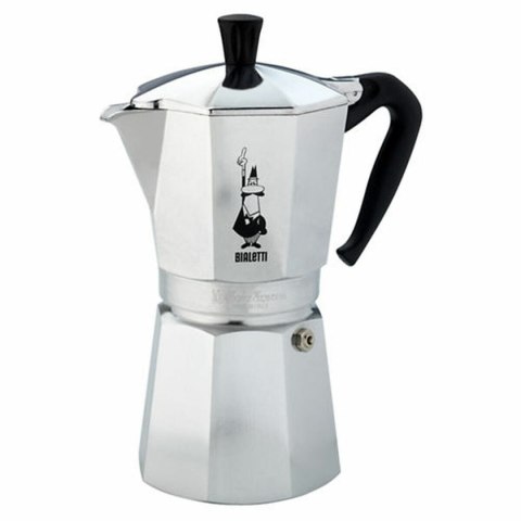 Włoska Kafeterka Bialetti MOKA Srebrzysty Metal Stal nierdzewna Aluminium 1 L