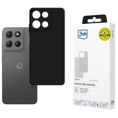 Etui 3MK Matt Case do Motorola Moto G15 / G15 Power czarny