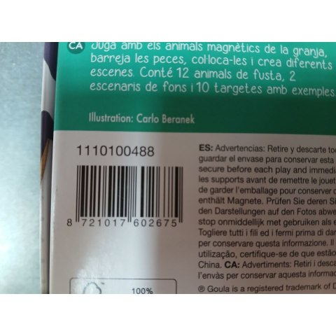 Gra magnetyczna Goula Karton