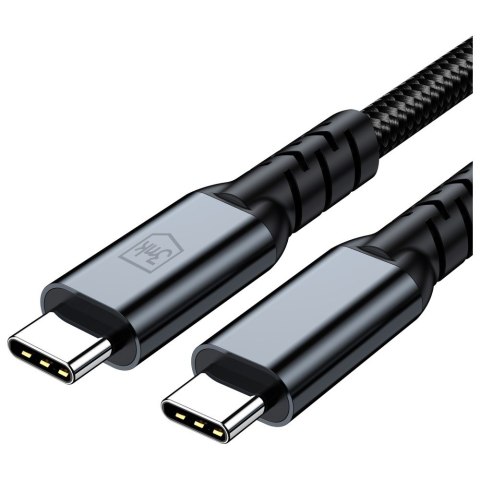 Kabel 3MK Hyper Cable N-SERIES USB-C Thunderbolt 4 1m 48V/5A 40Gb/s 240W 8K60Hhz czarny