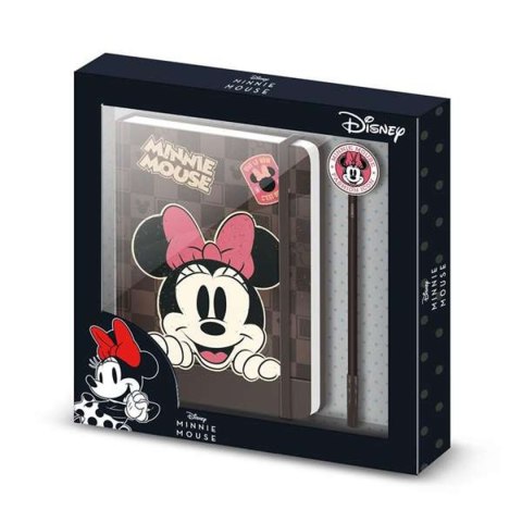 Pamiętnik z Akcesoriami Minnie Mouse Brązowy 22,4 X 2,2 X 23,2 cm