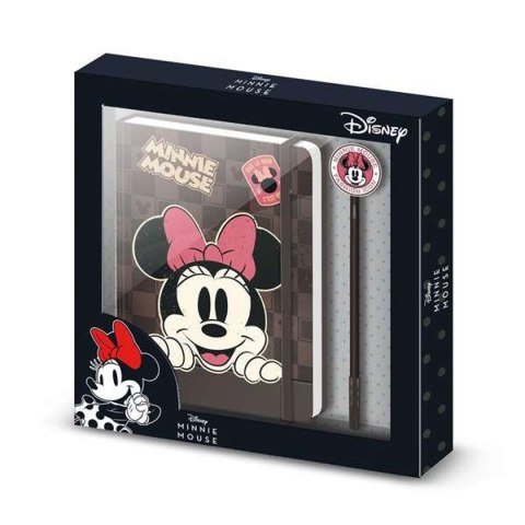 Pamiętnik z Akcesoriami Minnie Mouse Brązowy 22,4 X 2,2 X 23,2 cm