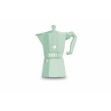 Włoska Kafeterka Bialetti MOKA EXCLUSIVE Kolor Zielony Aluminium 6 Kubki (6 Sztuk)