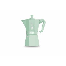 Włoska Kafeterka Bialetti MOKA EXCLUSIVE Kolor Zielony Aluminium 6 Kubki (6 Sztuk)