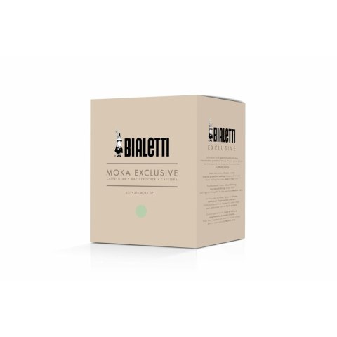 Włoska Kafeterka Bialetti MOKA EXCLUSIVE Kolor Zielony Aluminium 6 Kubki (6 Sztuk)