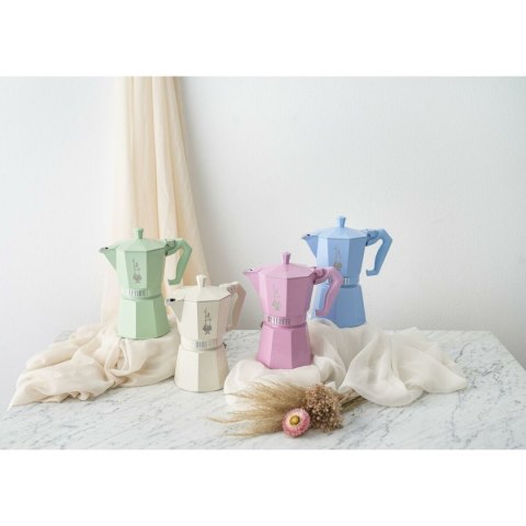 Włoska Kafeterka Bialetti MOKA EXCLUSIVE Kolor Zielony Aluminium 6 Kubki (6 Sztuk)