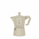 Włoska Kafeterka Bialetti MOKA EXCLUSIVE Krem Aluminium 3 Šálky