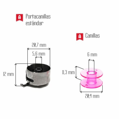 Szpula nici Alfa Plastikowy