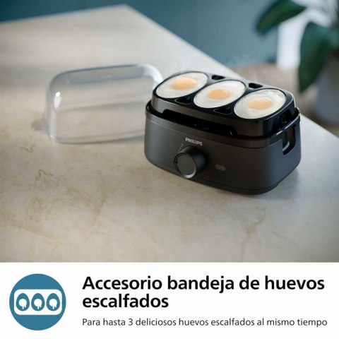 Urządzenie do gotowania jajek Philips HD9137/90 Czarny 400 W