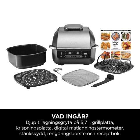 Przenośny grill NINJA AG351EU 5EN1 Metal Stal nierdzewna