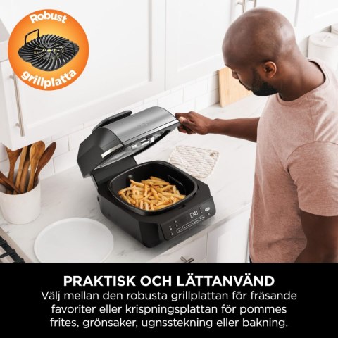 Przenośny grill NINJA AG351EU 5EN1 Metal Stal nierdzewna