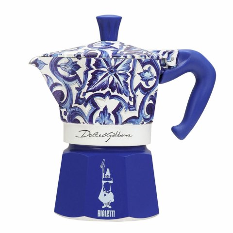 Włoska Kafeterka Bialetti MOKA D&G BLU MEDIT. 3T Niebieski Aluminium 3 Šálky
