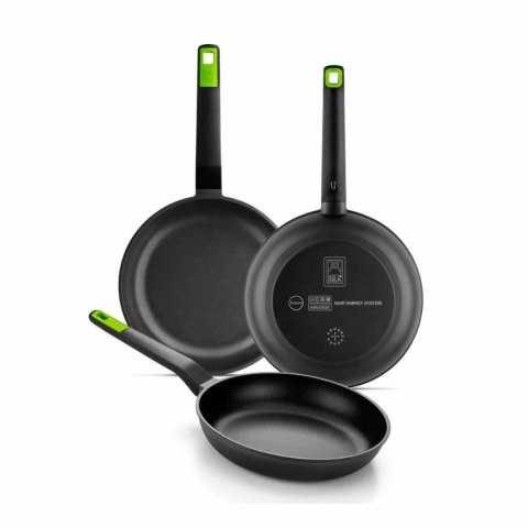 Zestaw Patelni BRA GASTRO A841201 Kute aluminium 3 Części