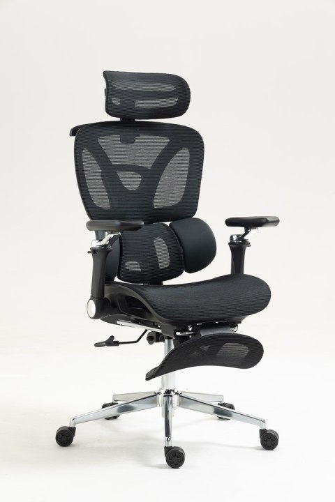 Activejet Fotel biurowy Ergonomiczny YK848 czarny
