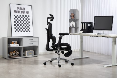 Activejet Fotel biurowy Ergonomiczny YK848 czarny