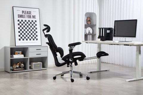 Activejet Fotel biurowy Ergonomiczny YK848 czarny