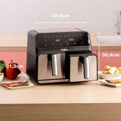 Frytkownica na gorące powietrze Solac FA1520 Czarny 1700 W 8 L