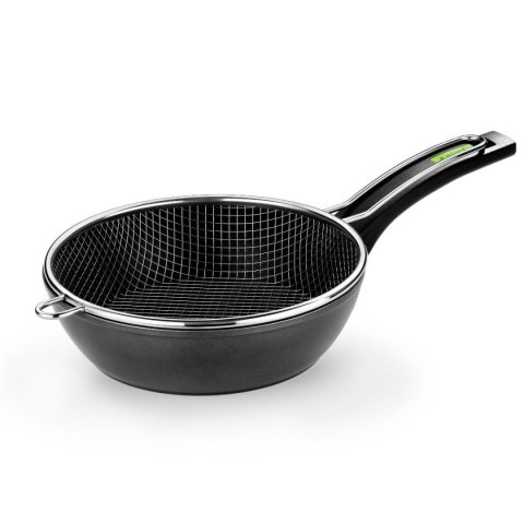 Patelnia Monix M481324 Kolor Zielony Aluminium Ø 24 cm 2 Części