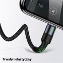 USAMS Kabel pleciony U26 3w1 0.35m 2AFast Charge (lightning/microUSB/USB-C) SJ410USB01 (US-SJ410)