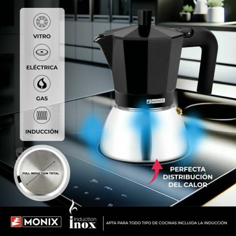 Włoska Kafeterka BRA INOX BLACK 9T Czarny 470 ml