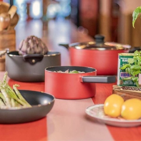 Zestaw garnków Livoo Czerwony Silikon 2 Części (2 Sztuk)