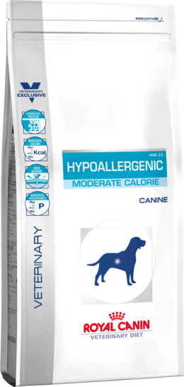 ROYAL CANIN Hypoallergenic Moderate Calorie 7kg - sucha karma dla psa