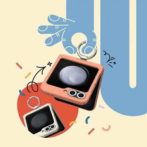 Araree etui Aero Flex R Sam Z Flip6 / Z Flip7 FE kremowy/cream AR20-02022B