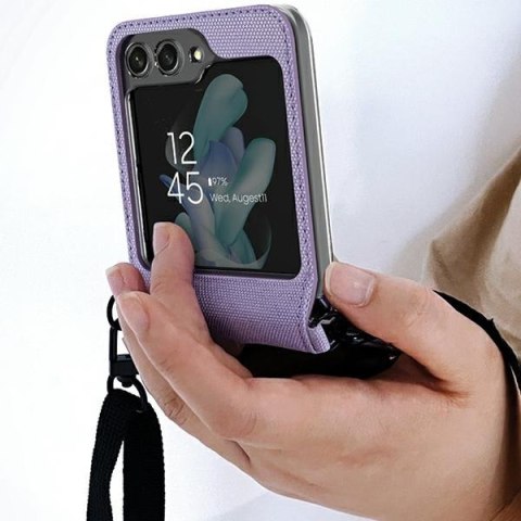 Araree etui Canvas Diary Sam Z Flip5F731 fioletowy/purple AR10-01778C