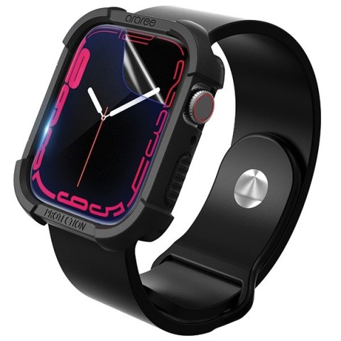 Araree etui Flexield Apple Watch 41mmczarny/black AR20-01465A