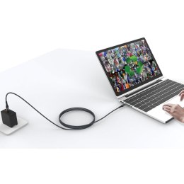 Kabel USB-C na USB-C Muvit MC147-R-A Szary