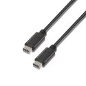 Kabel do Danych/Ładowania z USB Aisens A107-0058 Czarny 3 m