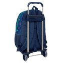 Torba szkolna z kółkami Benetton Damero Granatowy 30 x 46 x 14 cm