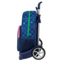 Torba szkolna z kółkami Benetton Damero Granatowy 30 x 46 x 14 cm