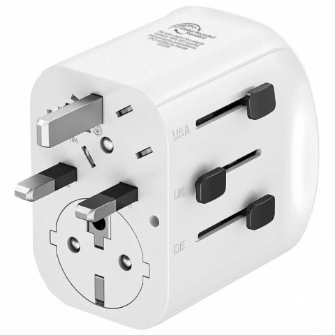 Uniwersalny Adapter Turystyczny do Gniazdka Muvit MCADP0006 Biały 150 W 15 w