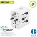 Uniwersalny Adapter Turystyczny do Gniazdka Muvit MCADP0006 Biały 150 W 15 w