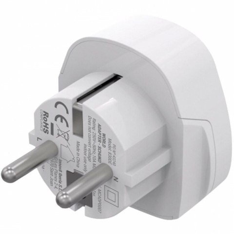 Uniwersalny adapter Muvit For Change MCADP0007 Biały