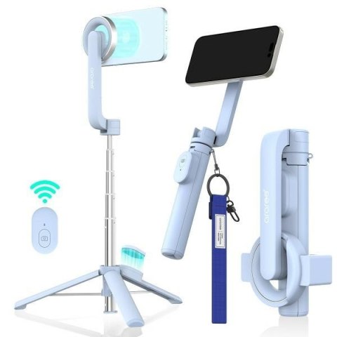 Araree Selfie Stick Bluetooth Magfie Pod niebieski/blue MagSafe Tripod AR60-01727C