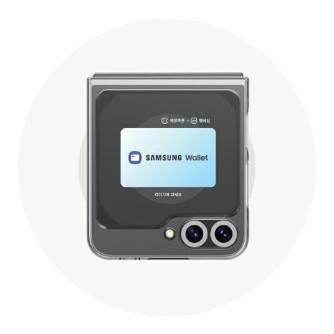 Araree etui Nukin Sam Z Flip6 / Z Flip7 FE przeźroczysty/clear AR20-02018A