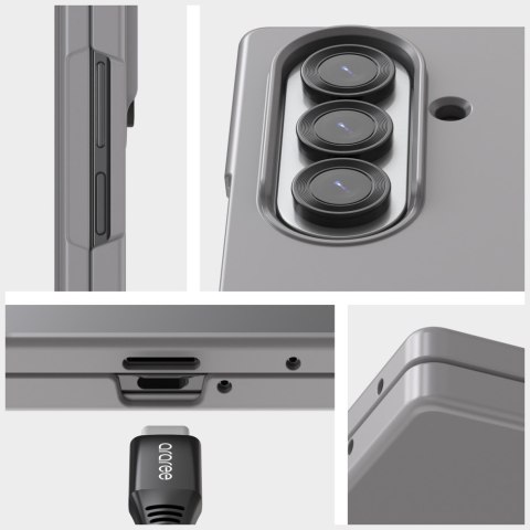 Etui Araree Aero Flex M MagSafe Qi2 do Samsung Galaxy Z Fold7 czarny