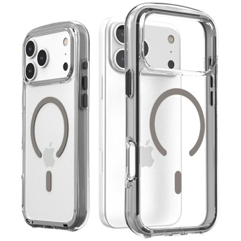 Etui Araree Duple M Air MagSafe do iPhone 17 Pro Max szary