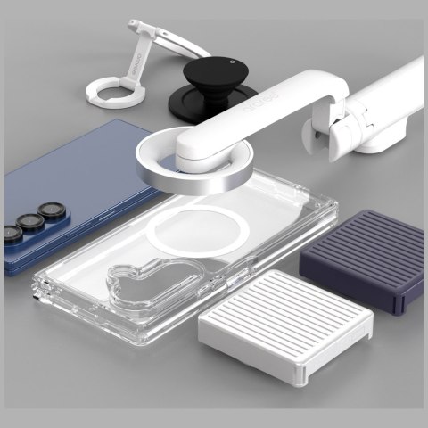 Etui Araree Duple M MagSafe Qi2 do Samsung Galaxy Z Fold7 przezroczysty