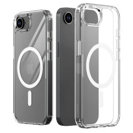Etui Araree Duple M MagSafe do iPhone 16e przeźroczysty