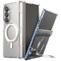 Etui Araree Nukin 360 S MagSafe Qi2 Kickstand do Samsung Galaxy Z Fold7 przezroczysty