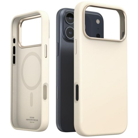 Etui Araree Typo Skin M MagSafe do iPhone 17 Pro Max stone