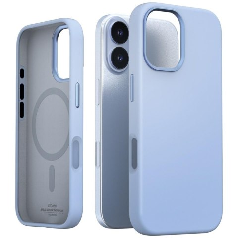 Etui Araree Typo Skin M MagSafe do iPhone 17 niebieski