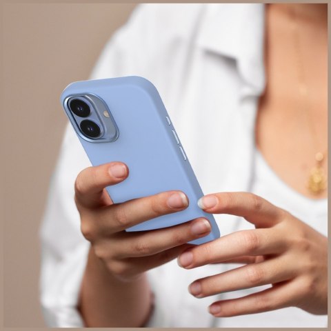 Etui Araree Typo Skin M MagSafe do iPhone Air niebieski