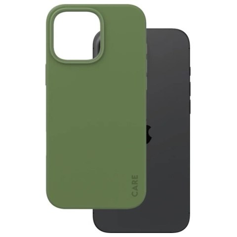 Etui CARE by PanzerGlass Fashion Case iPhone 16 Pro Max 6.9" zielony/green MagSafe 1388