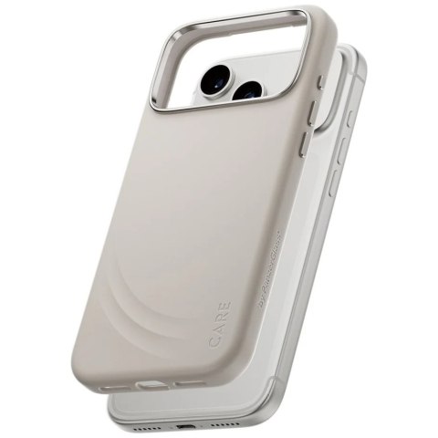 Etui CARE by PanzerGlass FLOW MagSafe do iPhone 17 Pro Max waniliowy