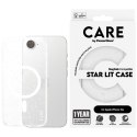 Etui CARE by PanzerGlass Flagship Urban Combat StarLight White MagSafe do iPhone 16e przezroczysty