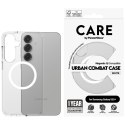 Etui CARE by PanzerGlass Flagship Urban Combat White QI do Samsung Galaxy S25+ przezroczysty